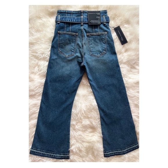 New! VERONICA BEARD Marlene Corset High Rise Jeans - Picture 10 of 13
